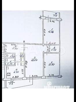 3-к квартира, вторичка, 64м2, 10/10 этаж