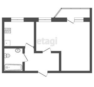 1-к квартира, вторичка, 31м2, 9/9 этаж