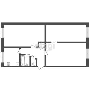 3-к квартира, вторичка, 61м2, 4/5 этаж