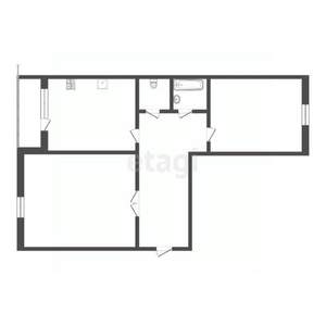 2-к квартира, вторичка, 63м2, 4/5 этаж