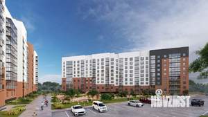 2-к квартира, строящийся дом, 55м2, 6/9 этаж