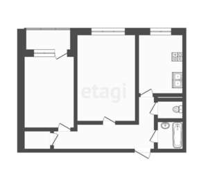 2-к квартира, вторичка, 51м2, 4/9 этаж