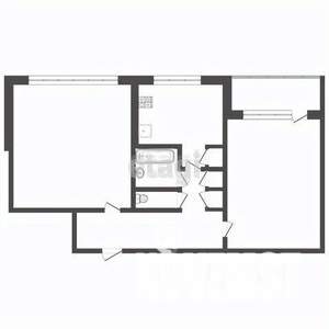2-к квартира, вторичка, 49м2, 6/9 этаж